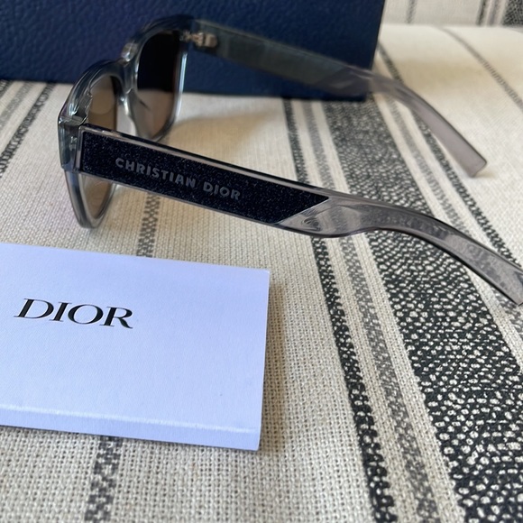 DIOR Diorxtrem 57mm Mirrored Square Sunglasses Grey/Bordeaux - Picture 5 of 10
